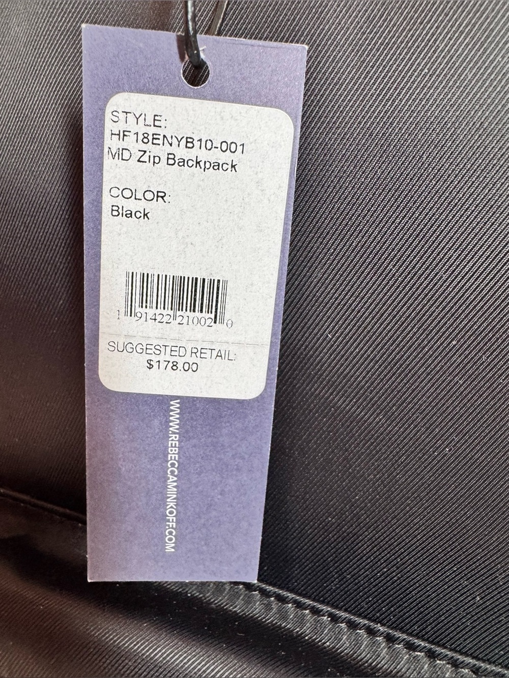 Rebecca Minkoff Black Nylon Backpack - Picture 11 of 12
